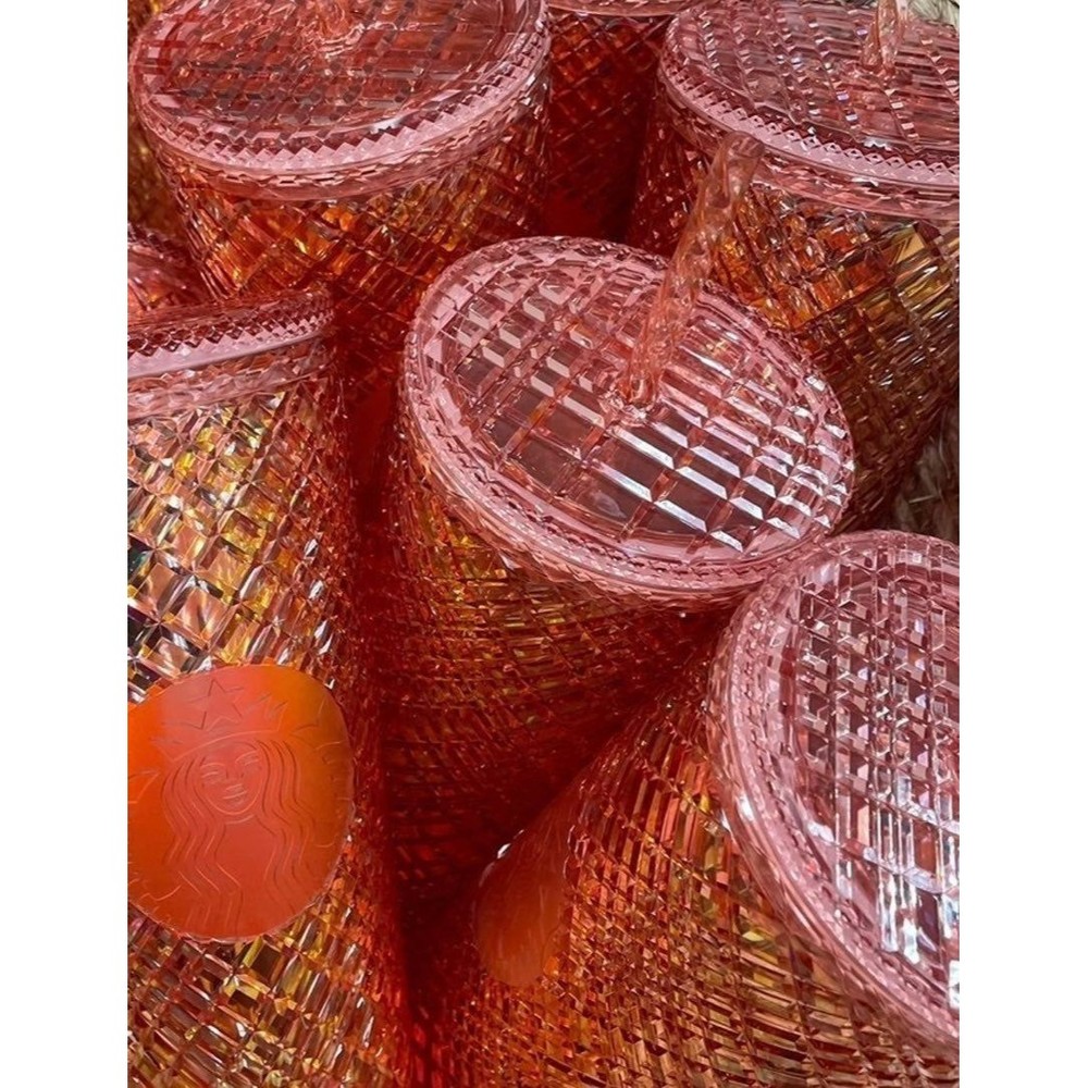 Starbucks peach tumbler